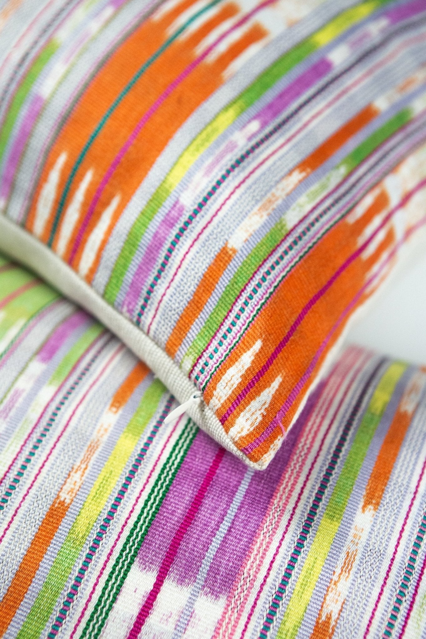 Vintage Tie Dye Ikat Multi Pillow