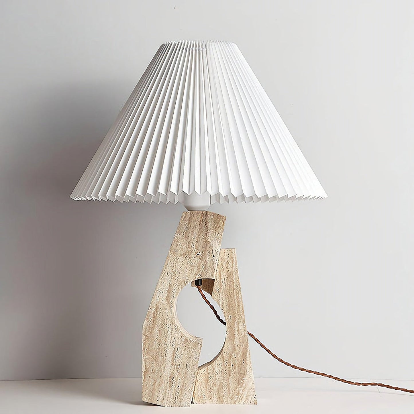 Stone Pillar Table Lamp