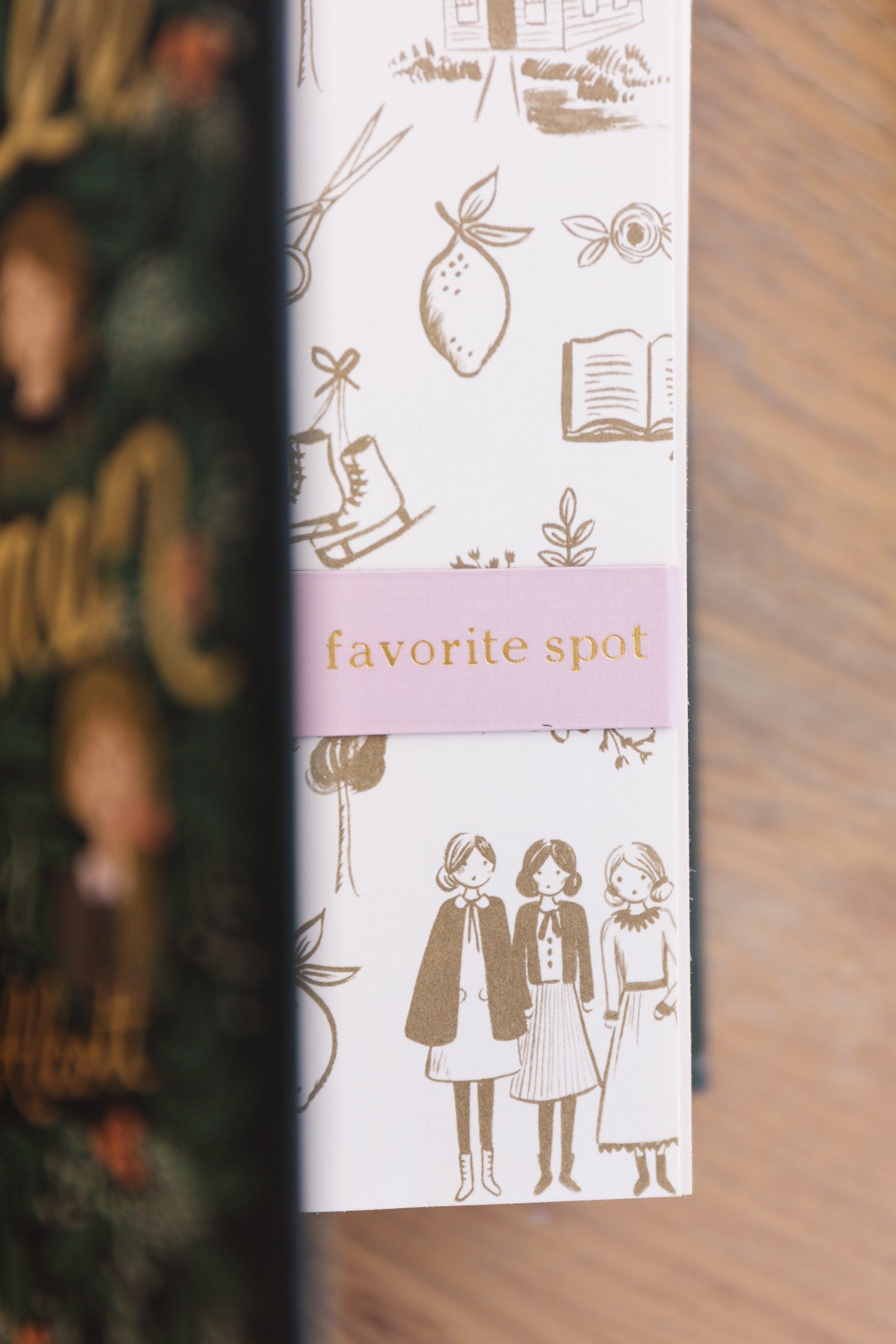Recipes Gold Foil Embossed Magnetic Bookmark