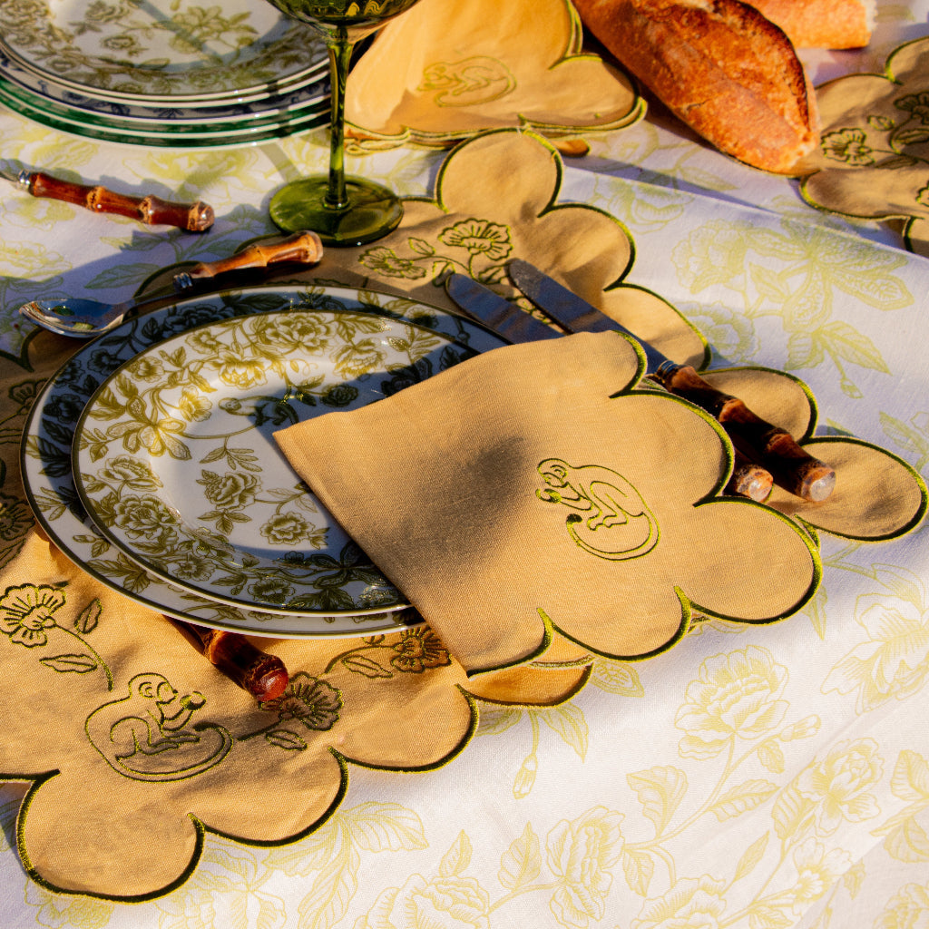 Sunlit Moss Napkin - Set of 4