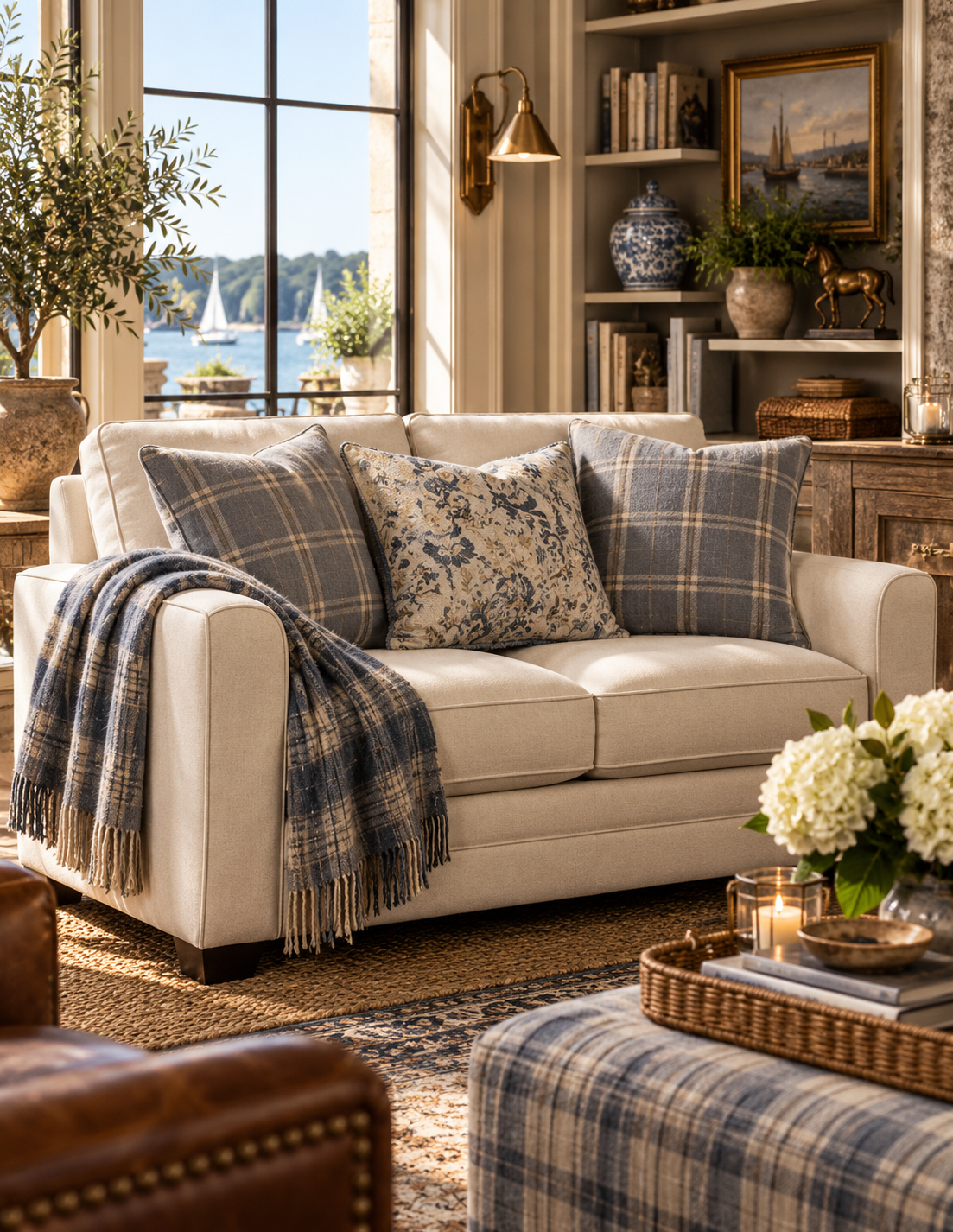 The Magnolia Shell Loveseat