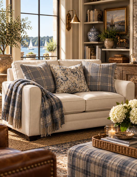 The Magnolia Shell Loveseat