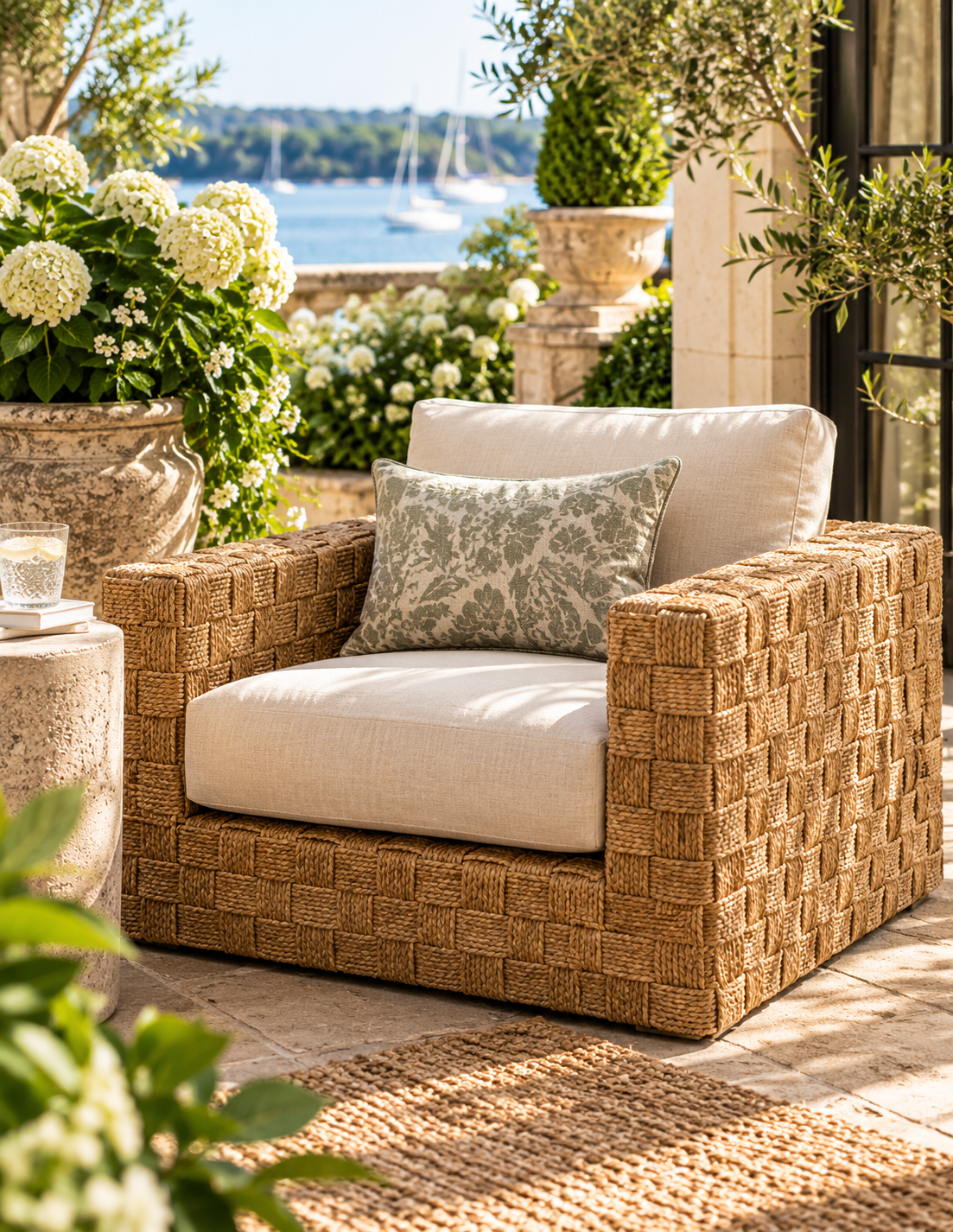 The Garden Pavilion Wicker Armchair