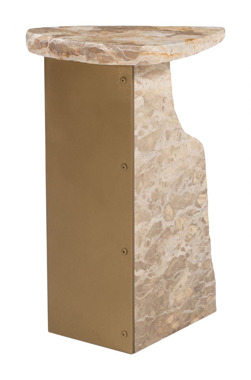 Surya Marble Side Table