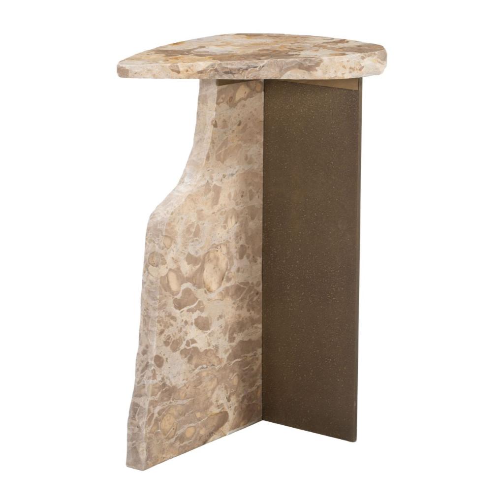 Surya Marble Side Table