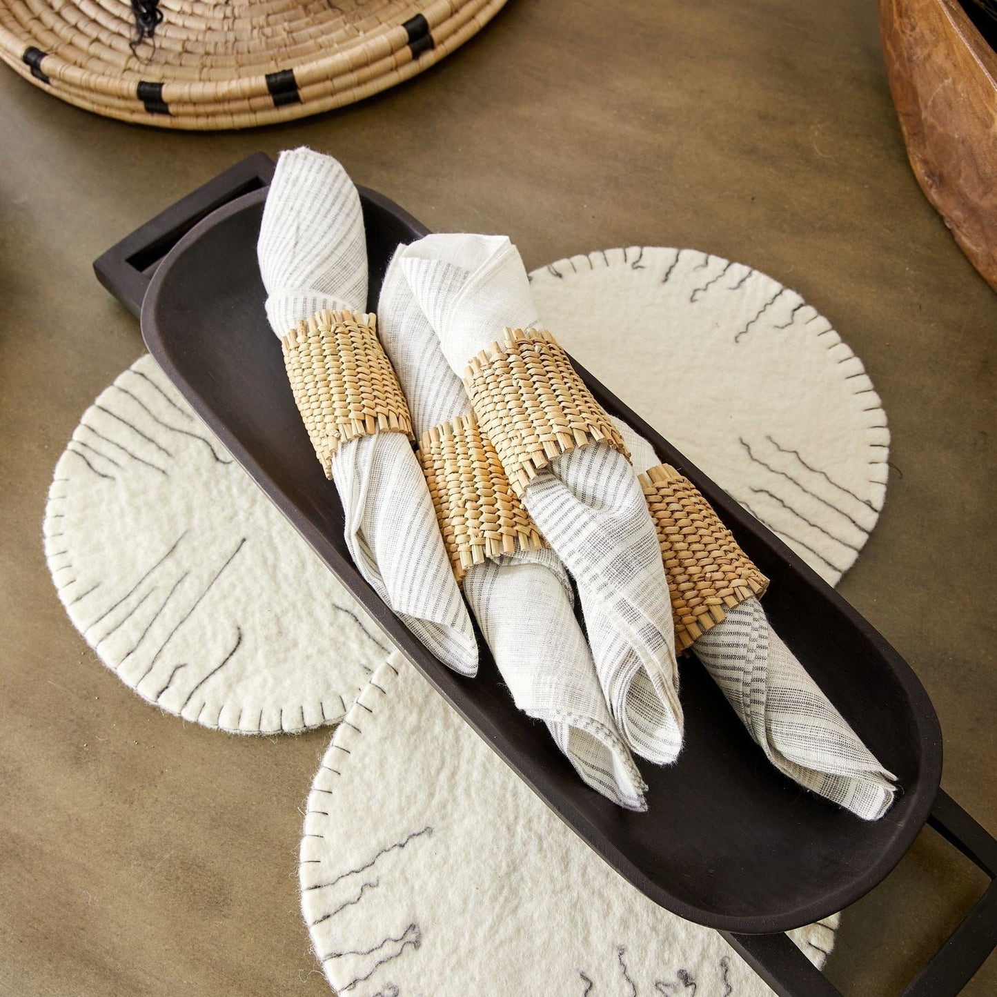 Xhosa Napkin Holders - Set of 4