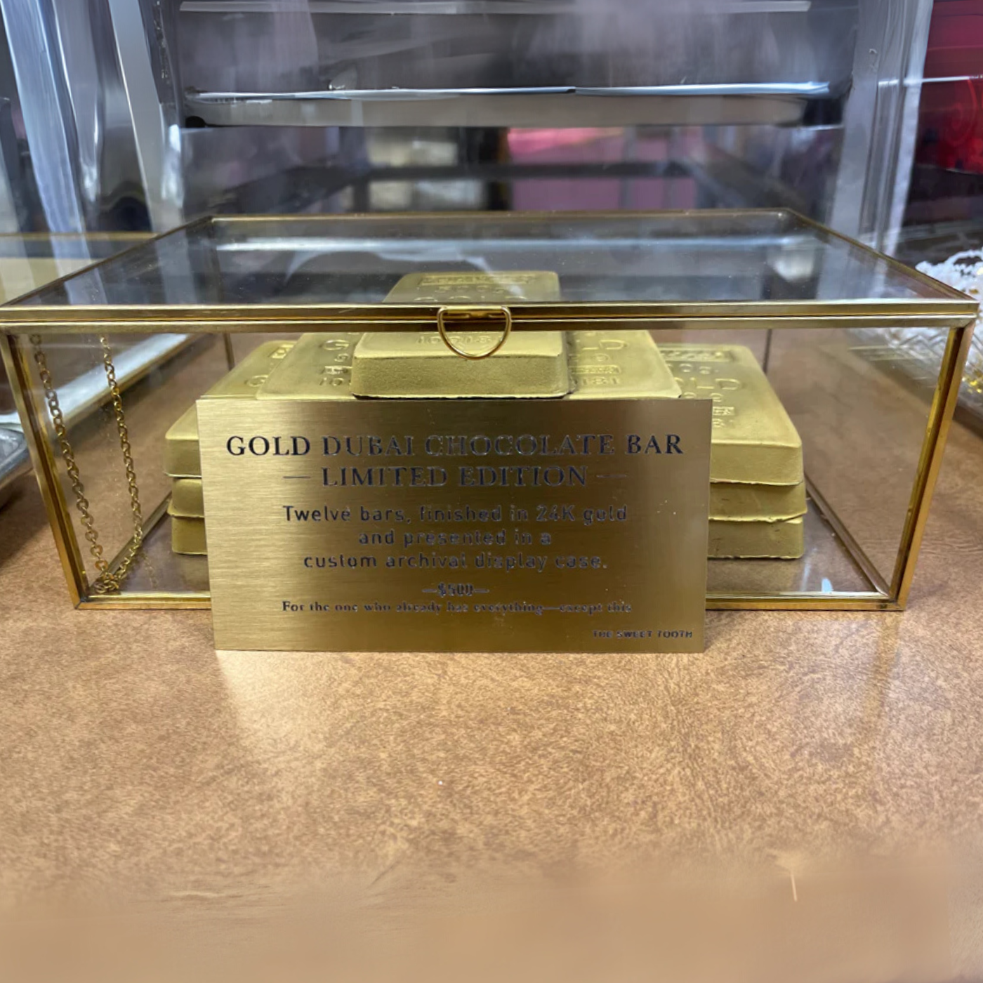 The 24k Gold Bullion Dubai Chocolate Set-Limited Edition