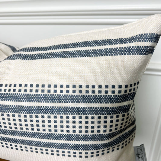 The Nantucket Stripe Lumbar Pillow Cover