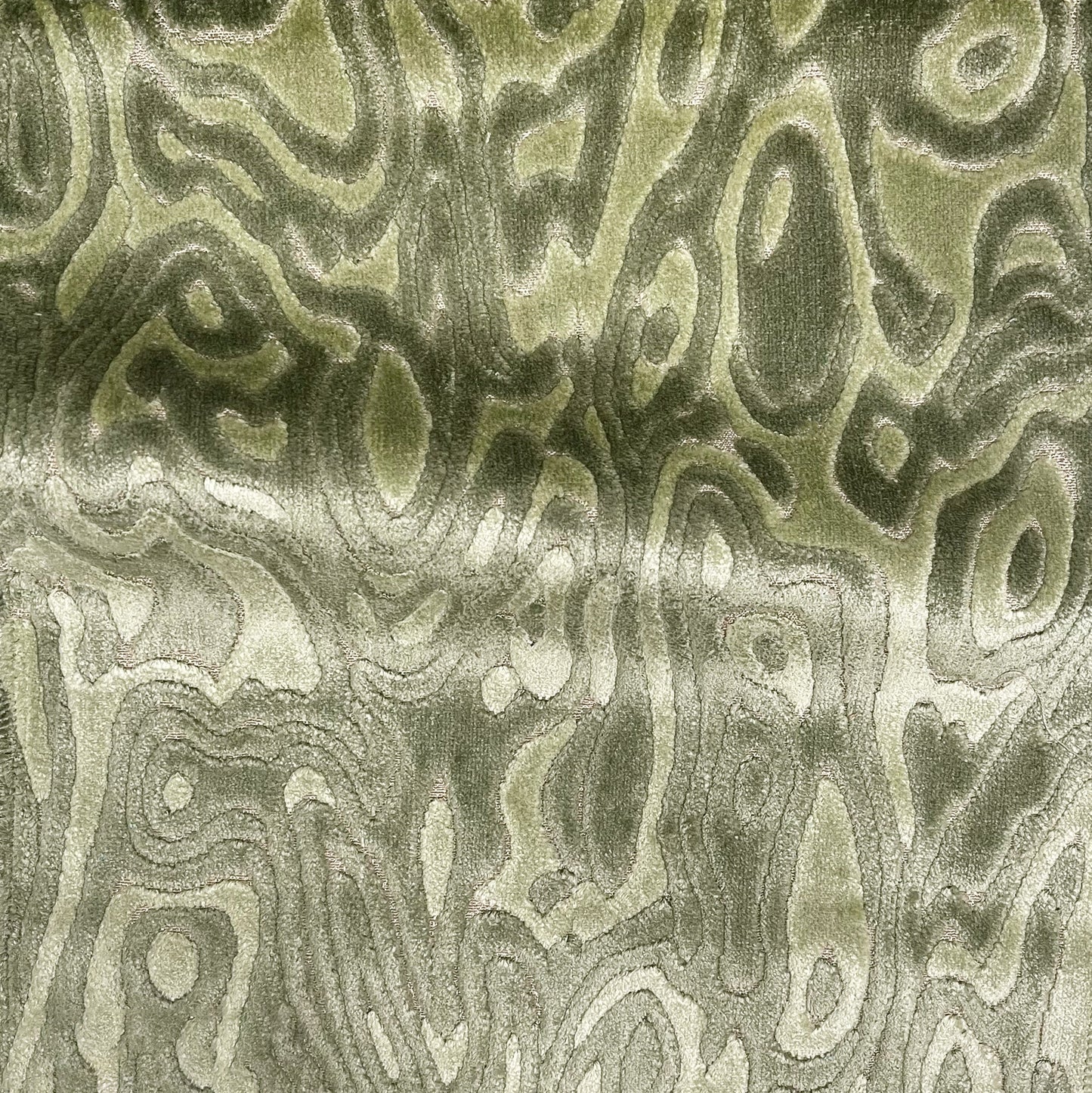 ECHO - ABSTRACT PATTERN CUT VELVET UPHOLSTERY FABRIC BY THE YARD
