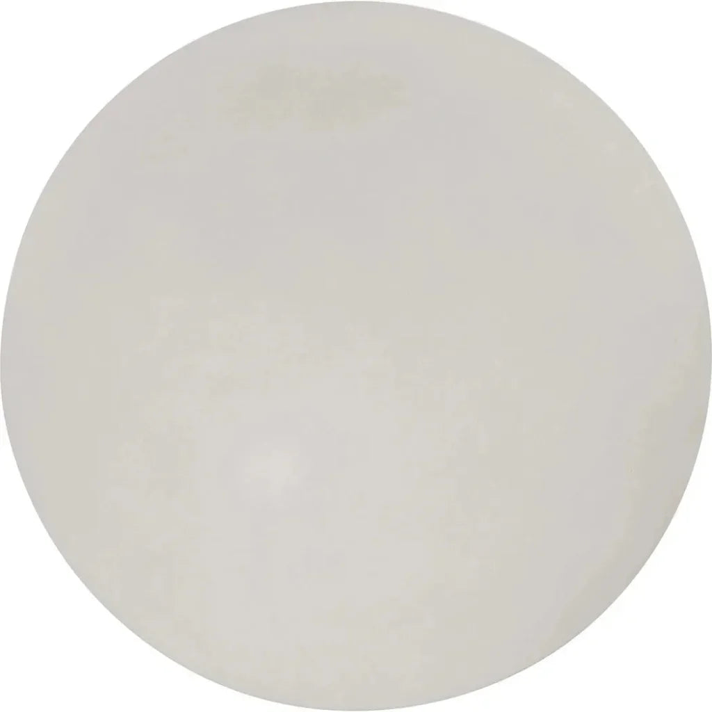 Tranquility Round White Outdoor Coffee Table