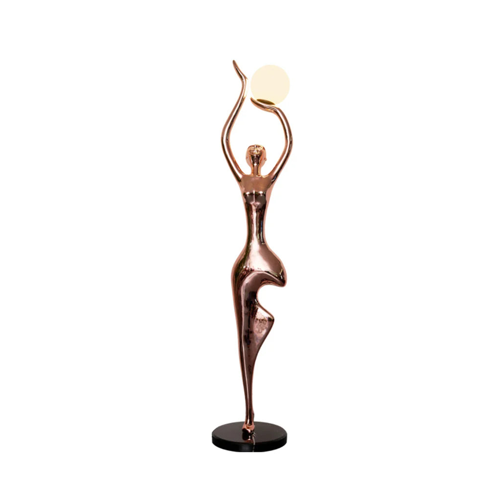 Tree Pose Yoga Sculpture Floor Lamp