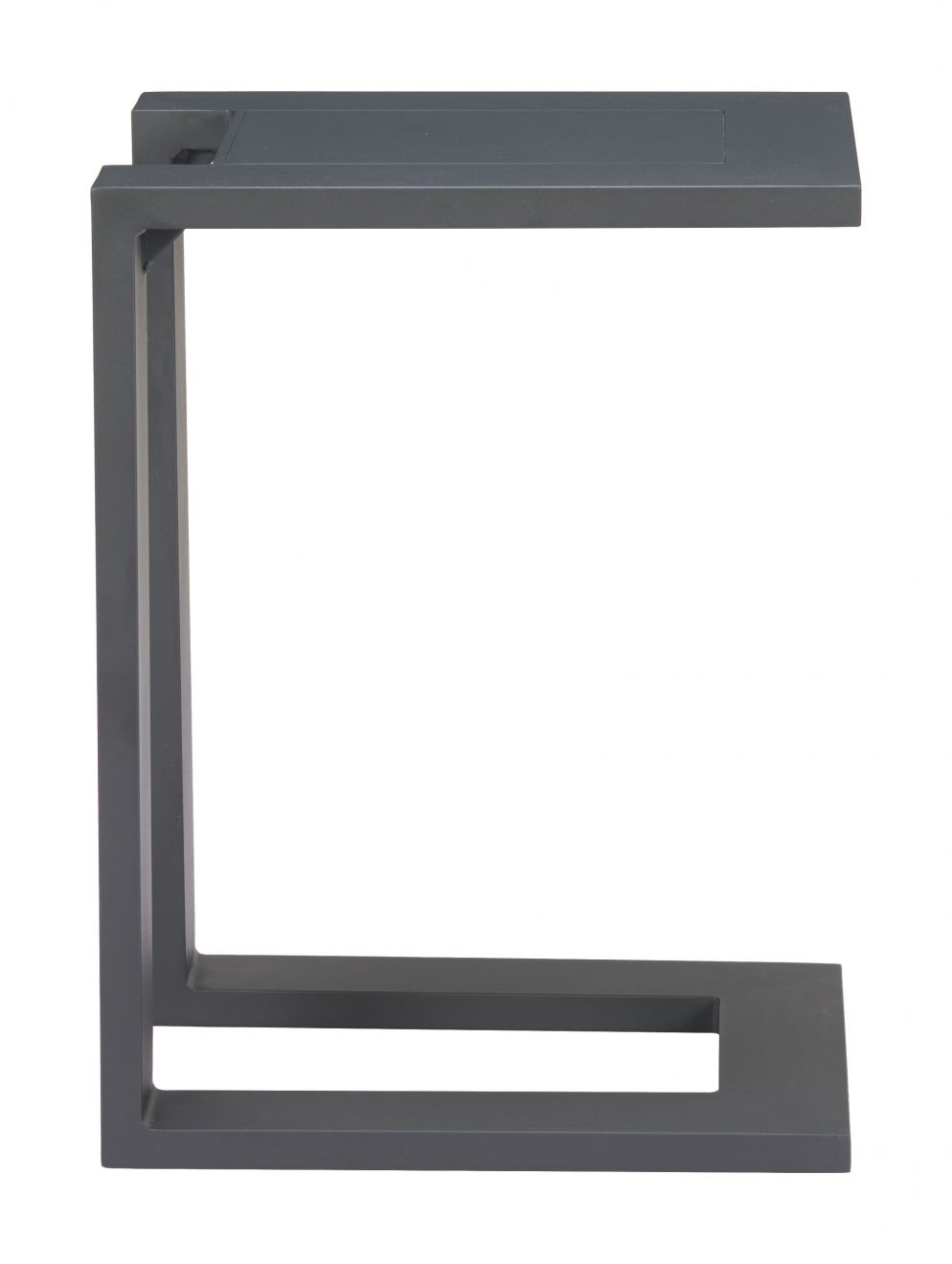 Tudi Aluminum Black Side Table