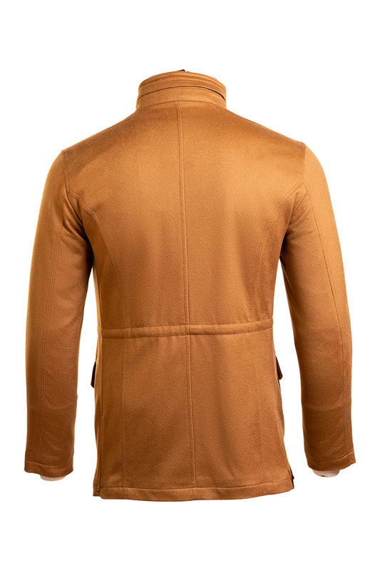 Kired by Kiton KONE Cashmere-Mink Fur Overcoat