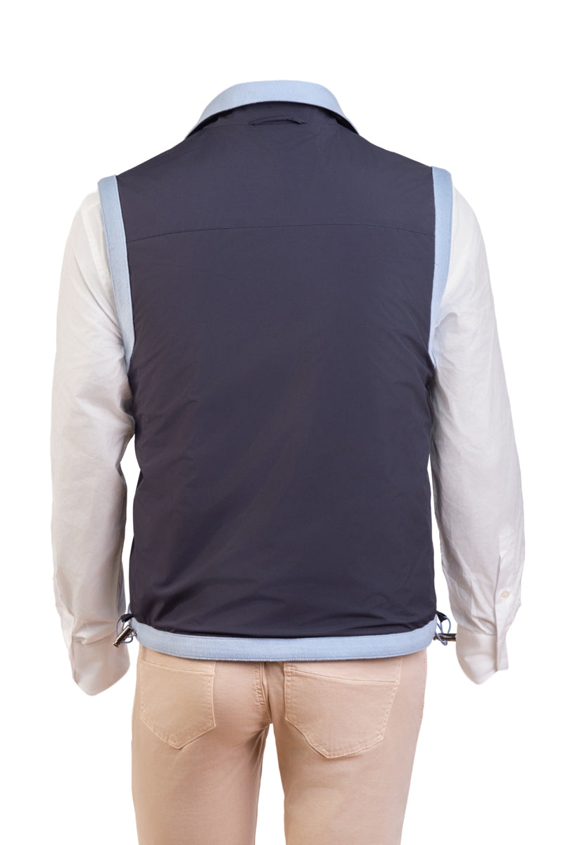 Kired by Kiton Gange Reversible Cashmere Vest