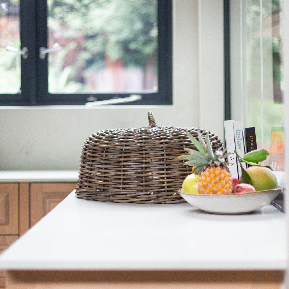Handwoven Rattan Table Cloche
