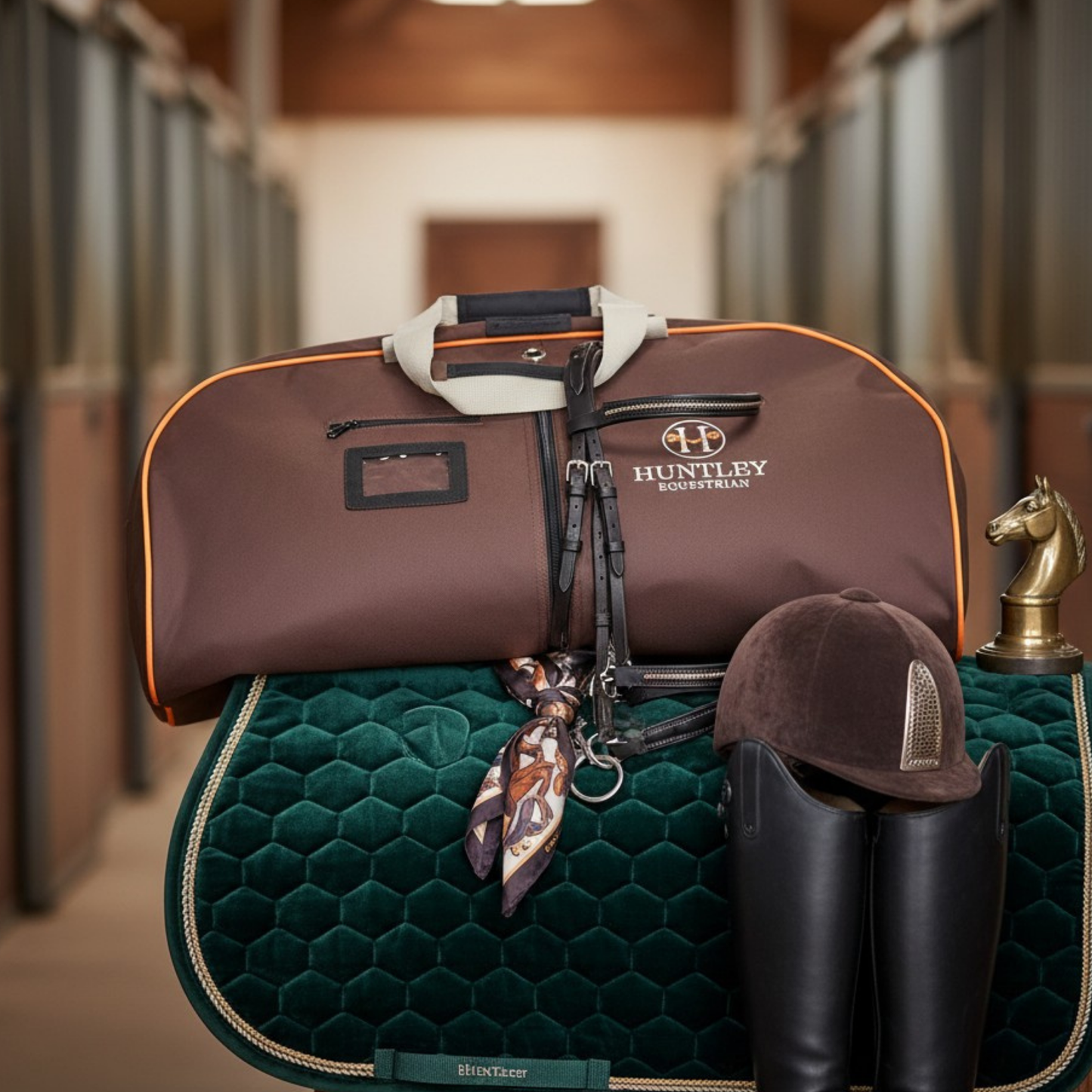 The Huntley Deluxe Equestrian Carry-On Garment Bag