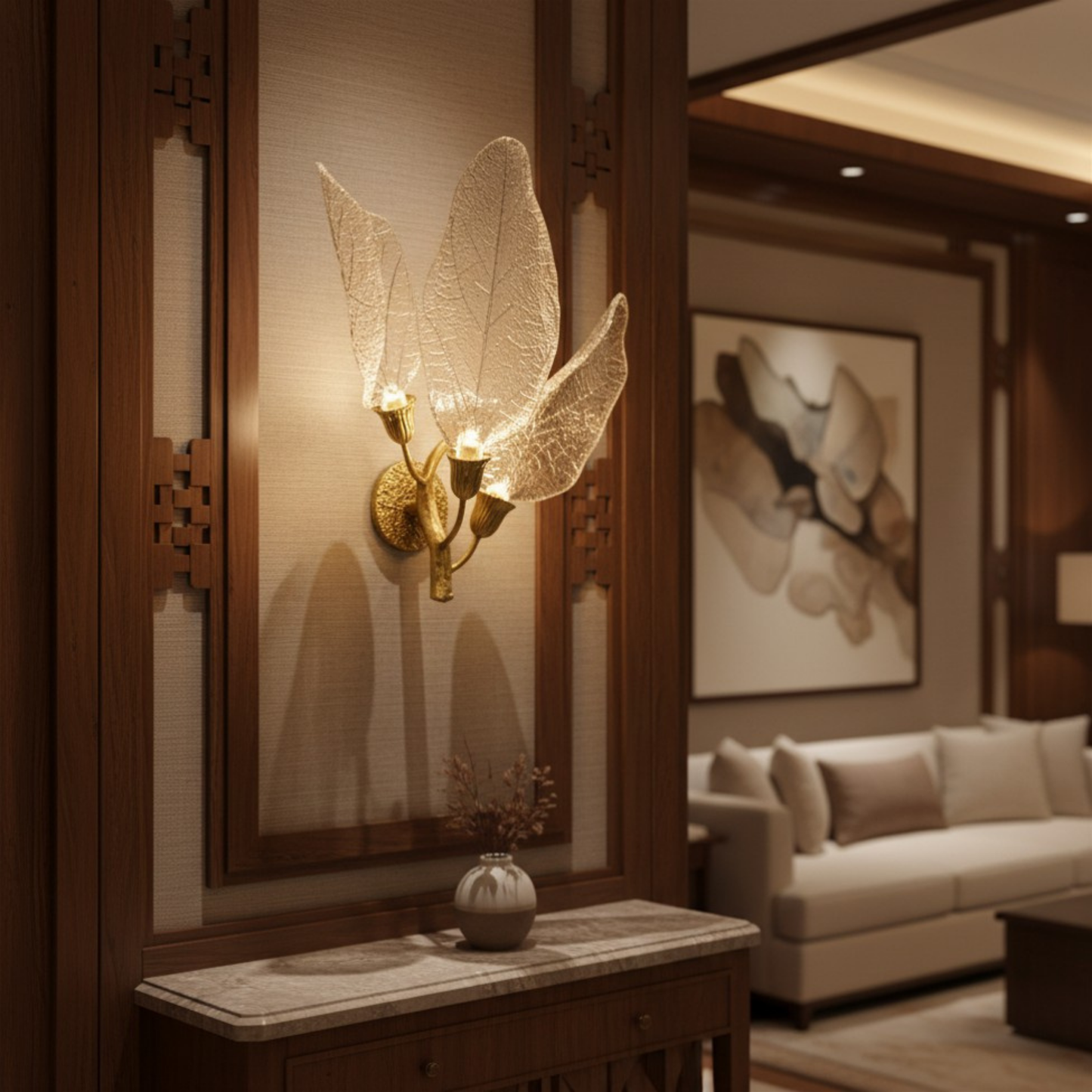 The Selim Led Modern Acrylic Luxury Wall Lamp