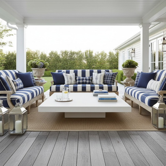 Lima Coffee Table - Ebony White Outdoor Coffee Table