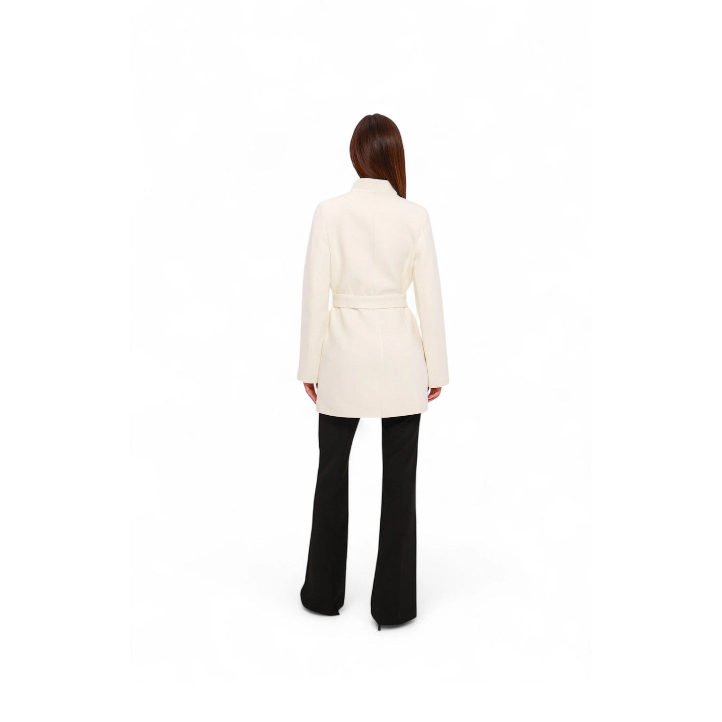 Opéra Cashmere Blend Overcoat in White