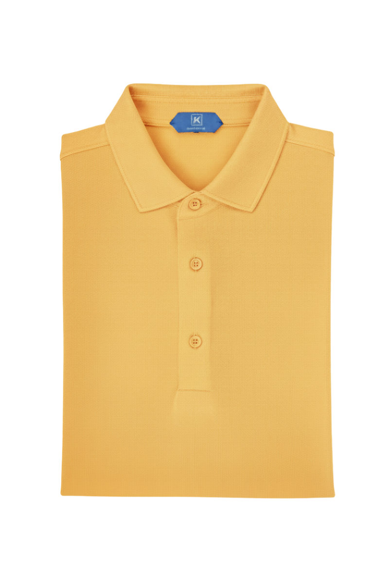 Kired POSI Short Sleeve Quarter Button Polo Shirt