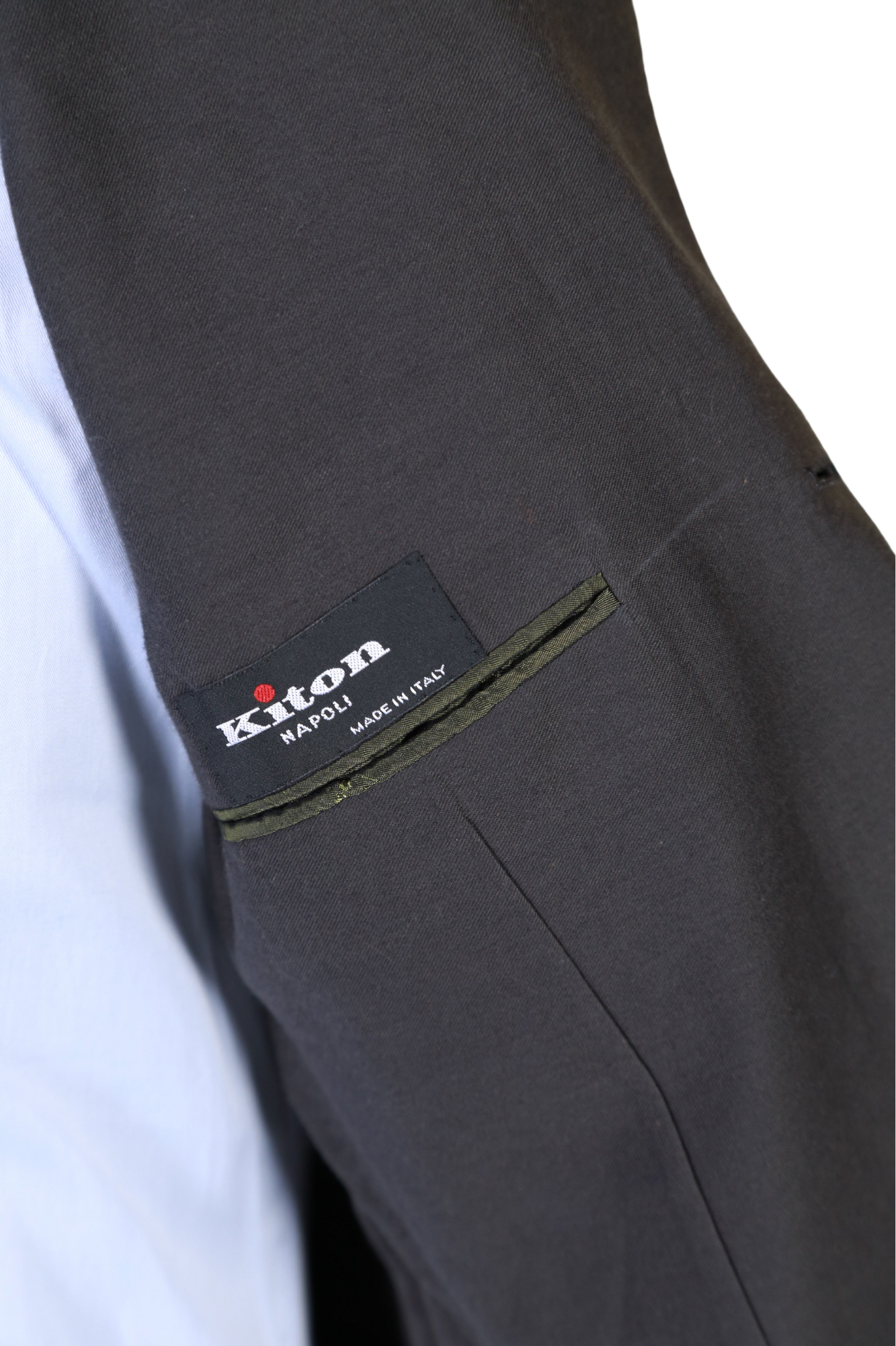 Kiton Solid Cotton-Cashmere Sport Jacket