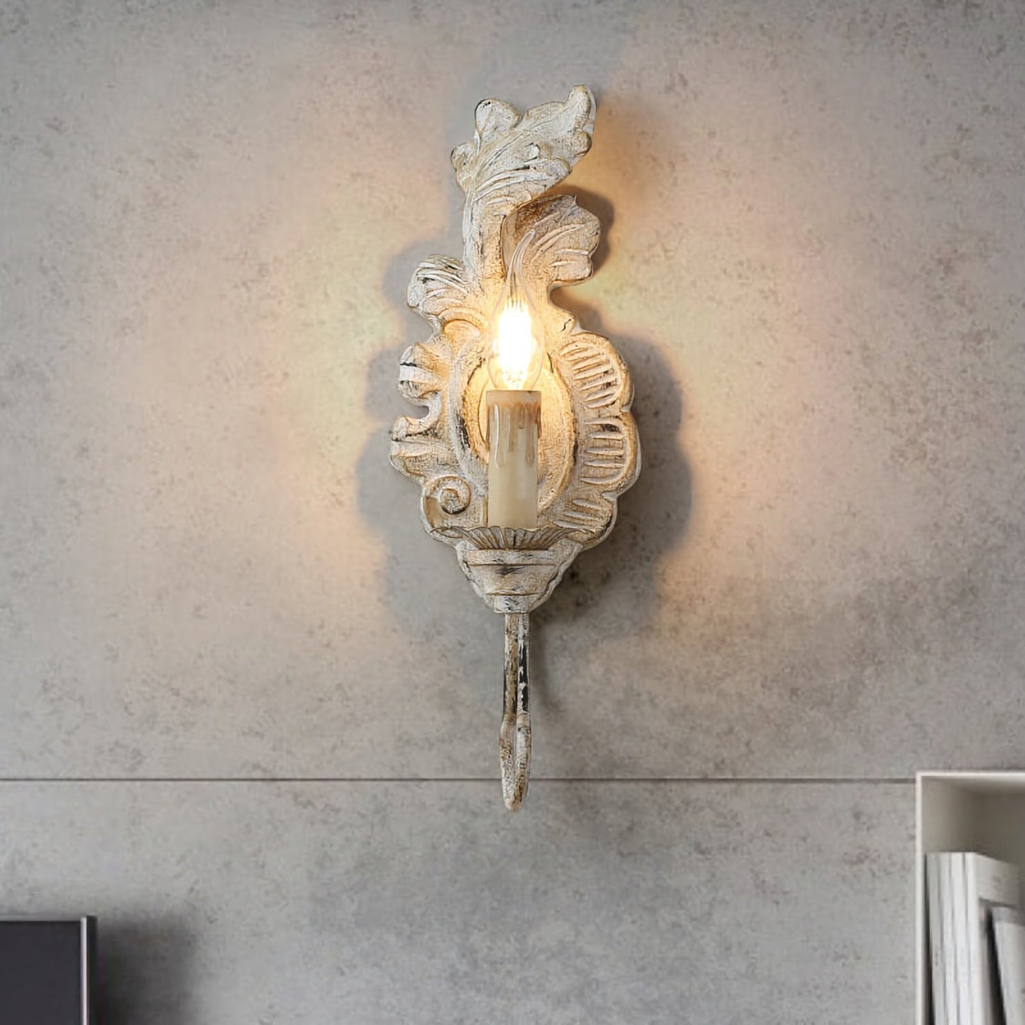 Verdure Wood Vintage Wall Lamp
