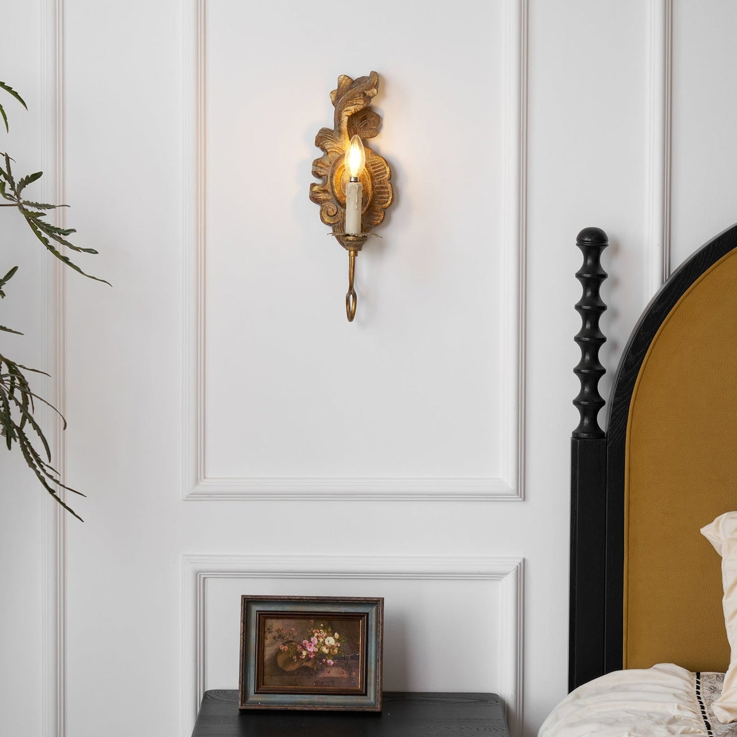 Verdure Wood Vintage Wall Lamp