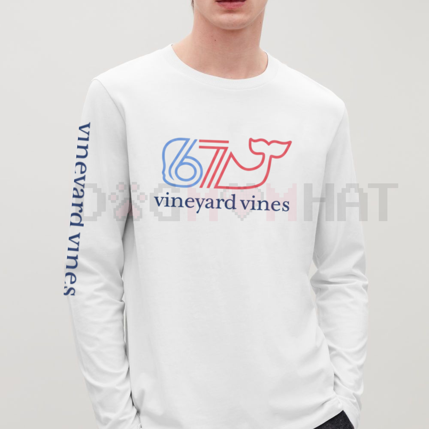 Vintage Coastal Prep '67' Crewneck – Athletic Heritage Sweatshirt, Classic Menswear Style