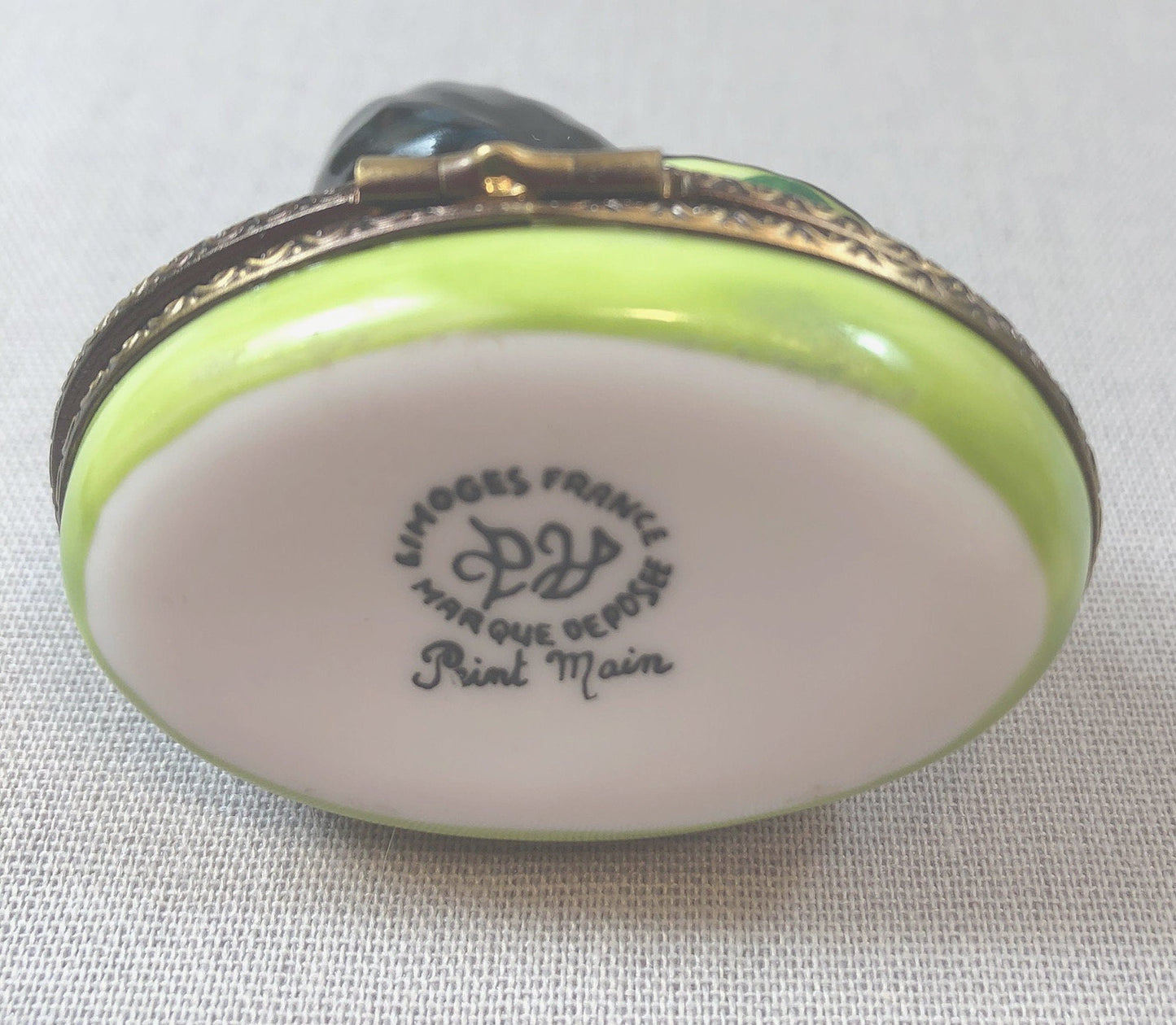 Vintage Hand-Painted Toucan Bird Limoges Trinket Box