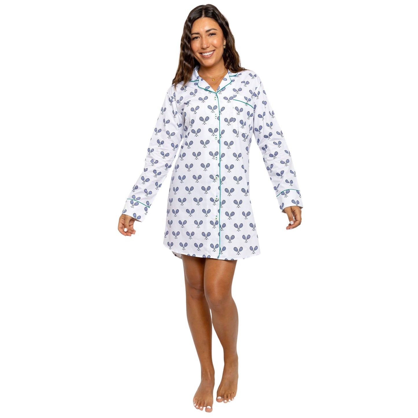 Women's Tennis Navy Night Shirt