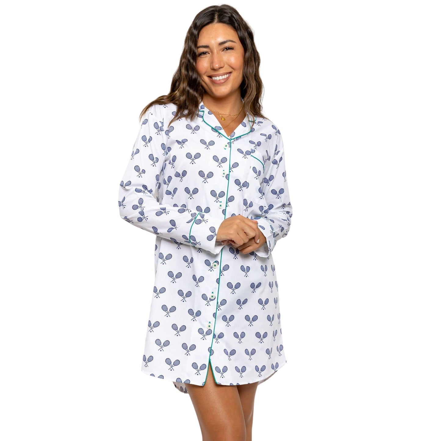Women's Tennis Navy Night Shirt