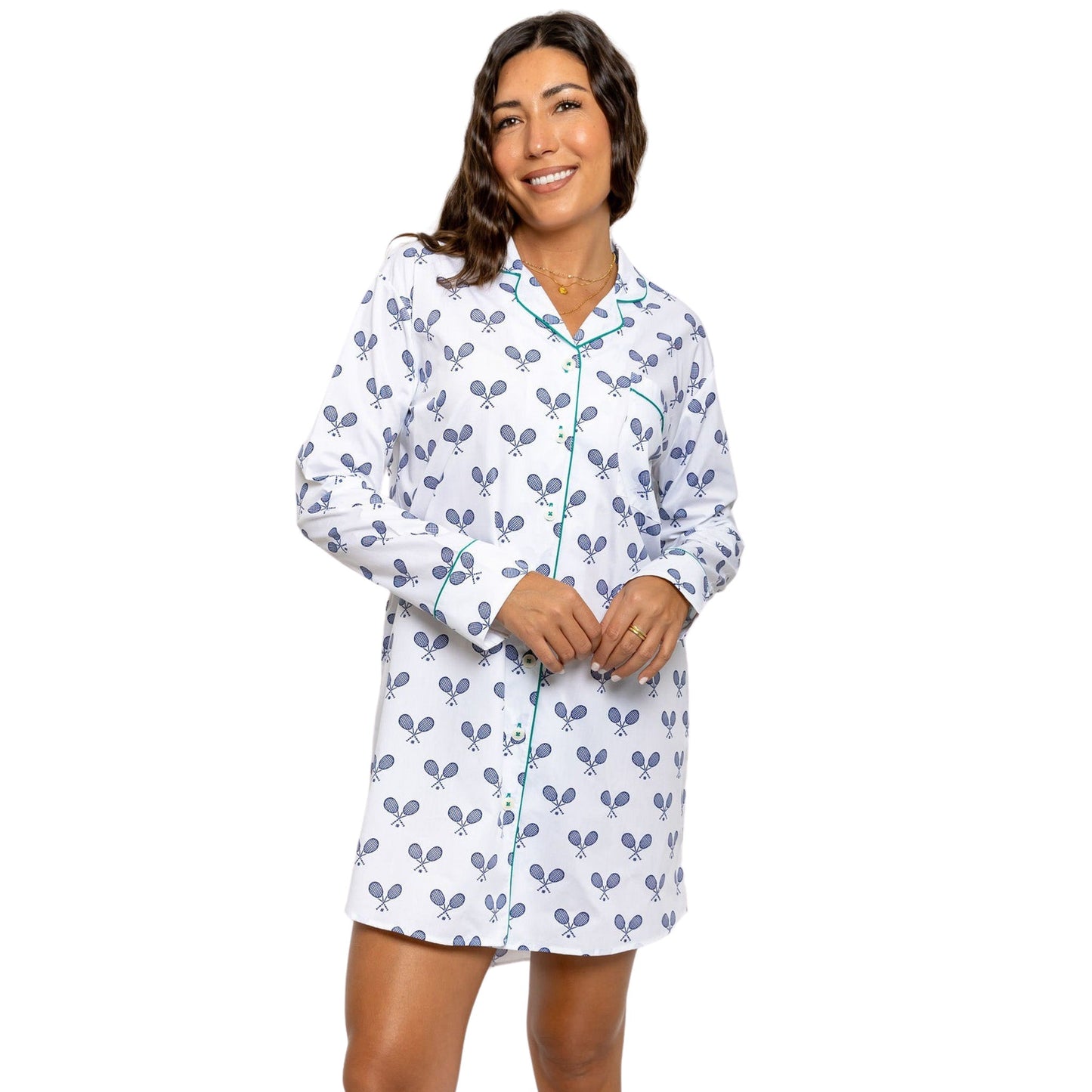 Women's Tennis Navy Night Shirt