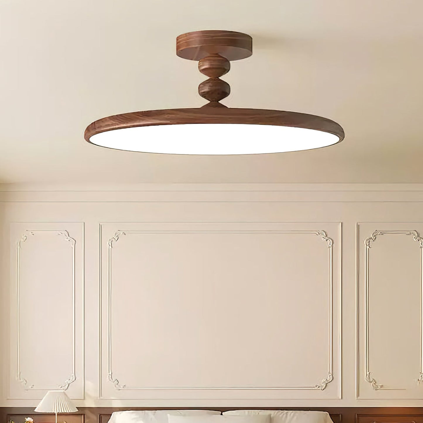 Walnut Ceiling Light