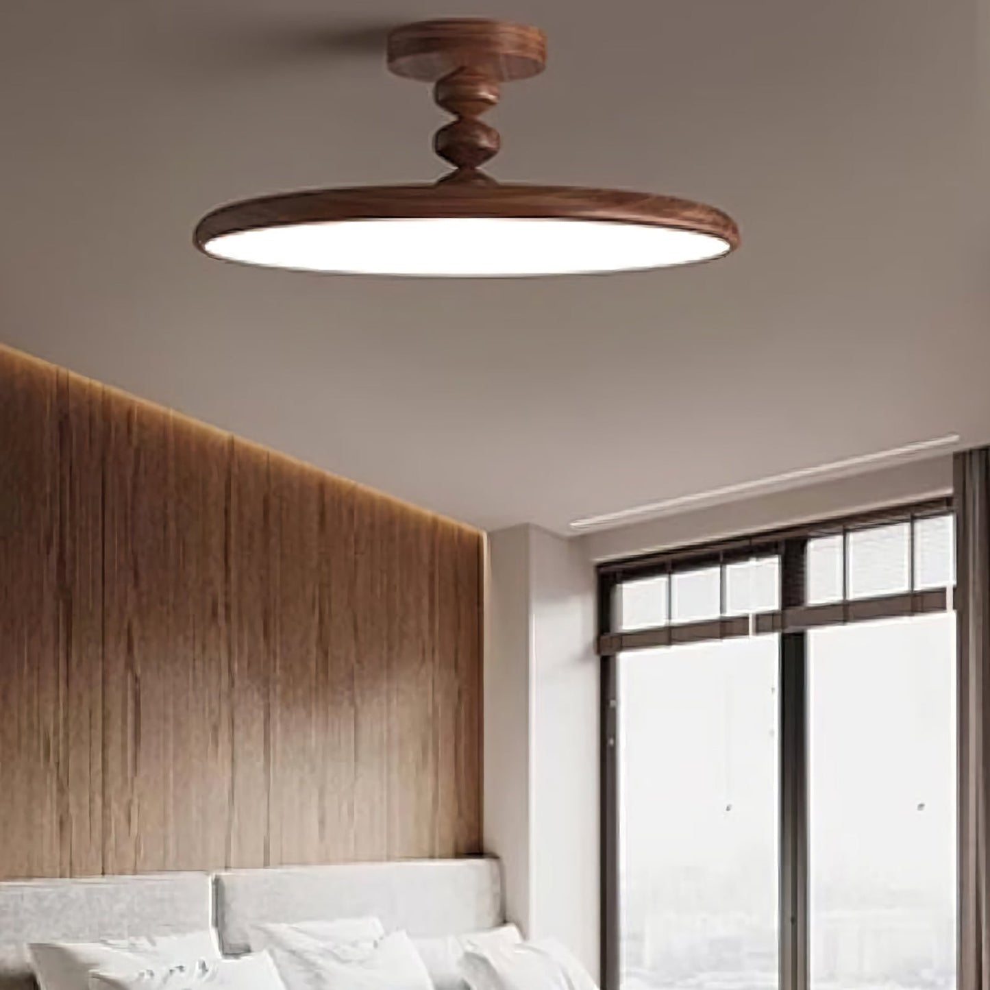 Walnut Ceiling Light