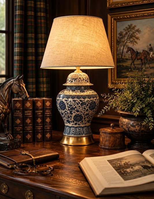 The Imperial Bloom Porcelain Table Lamp (Copy)