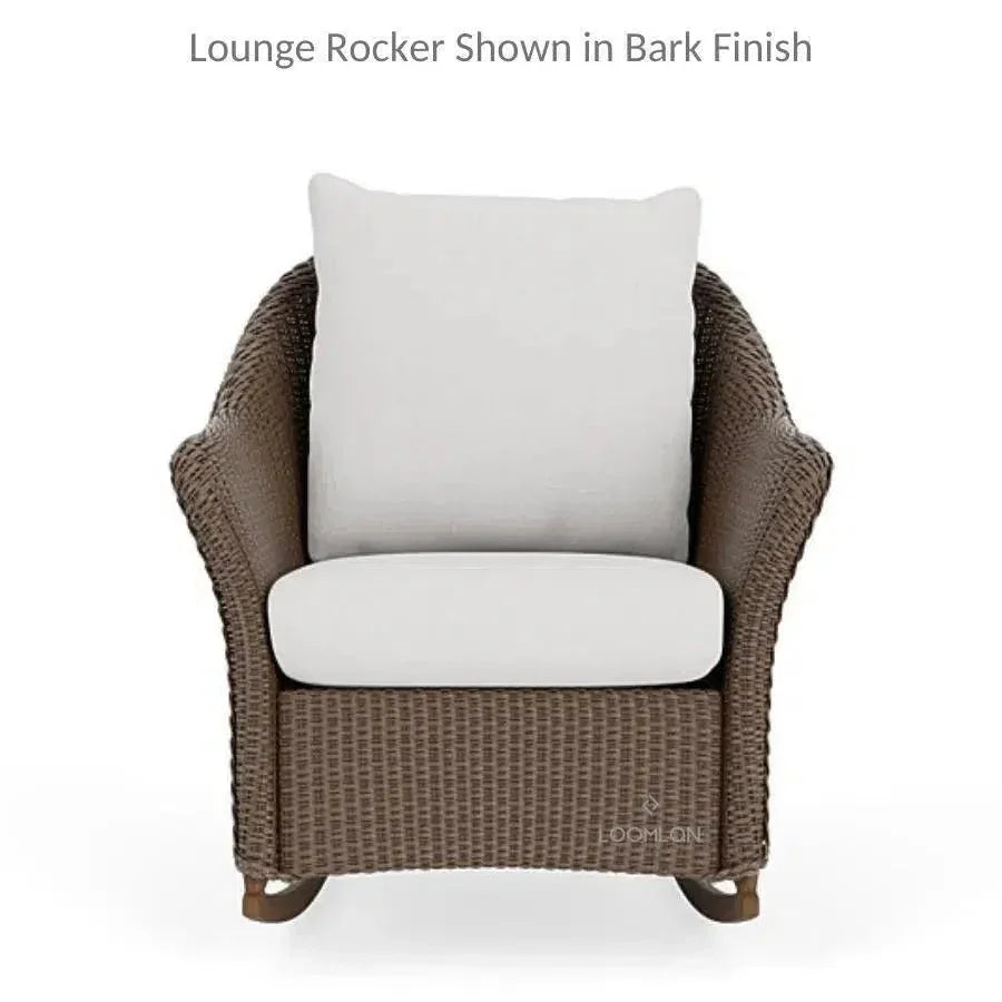 Weekend Retreat Wicker Loveseat with Rocker Set 3PC