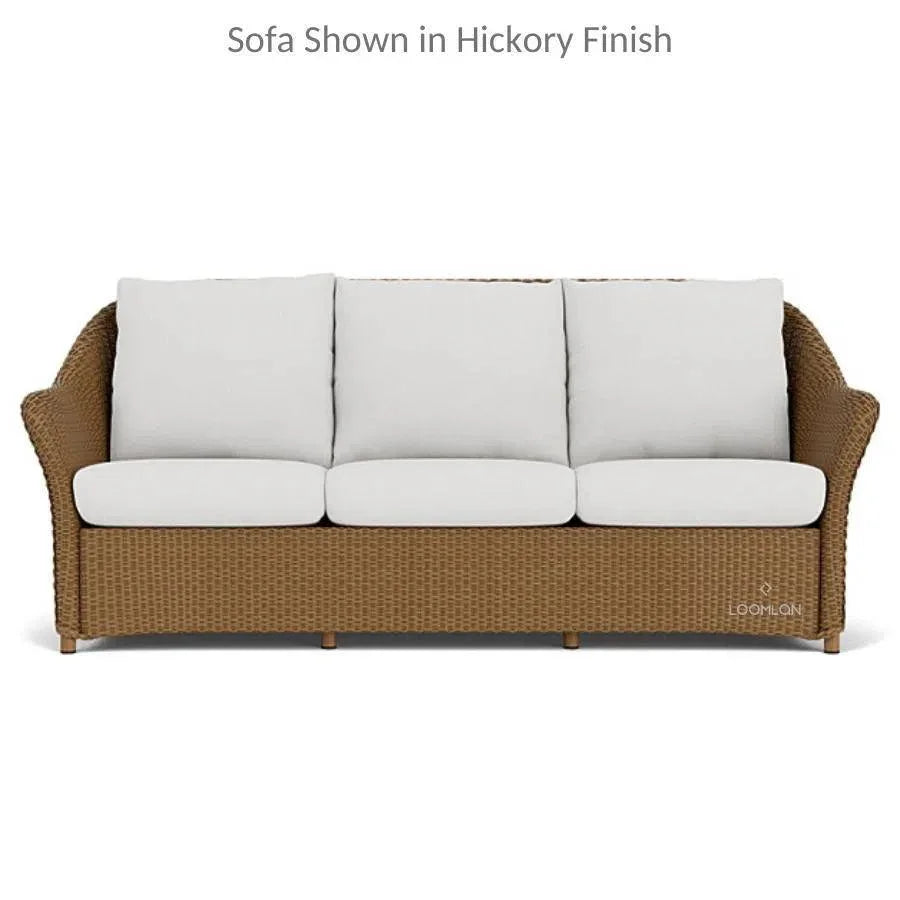 Weekend Retreat All Weather Wicker Outdoor Couch