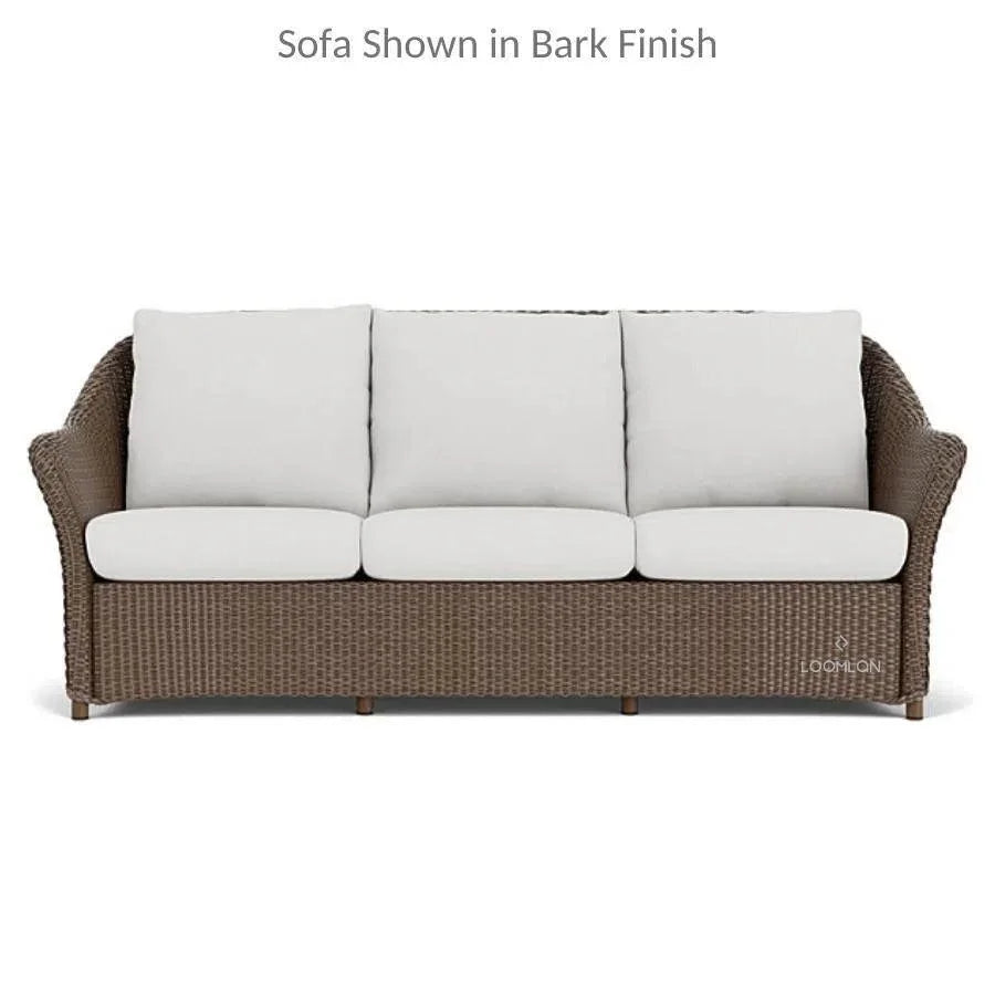Weekend Retreat All Weather Wicker Outdoor Couch