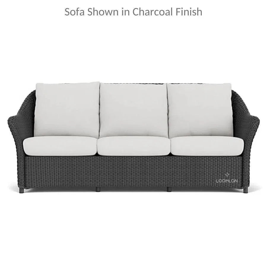 Weekend Retreat All Weather Wicker Outdoor Couch