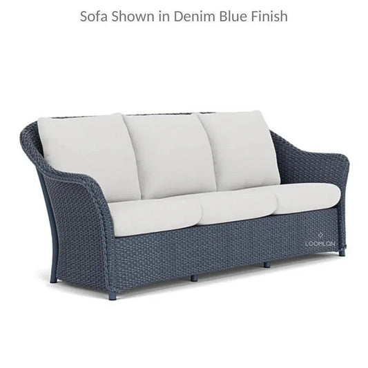 Weekend Retreat Wicker Sofa with Lounge Chair Set