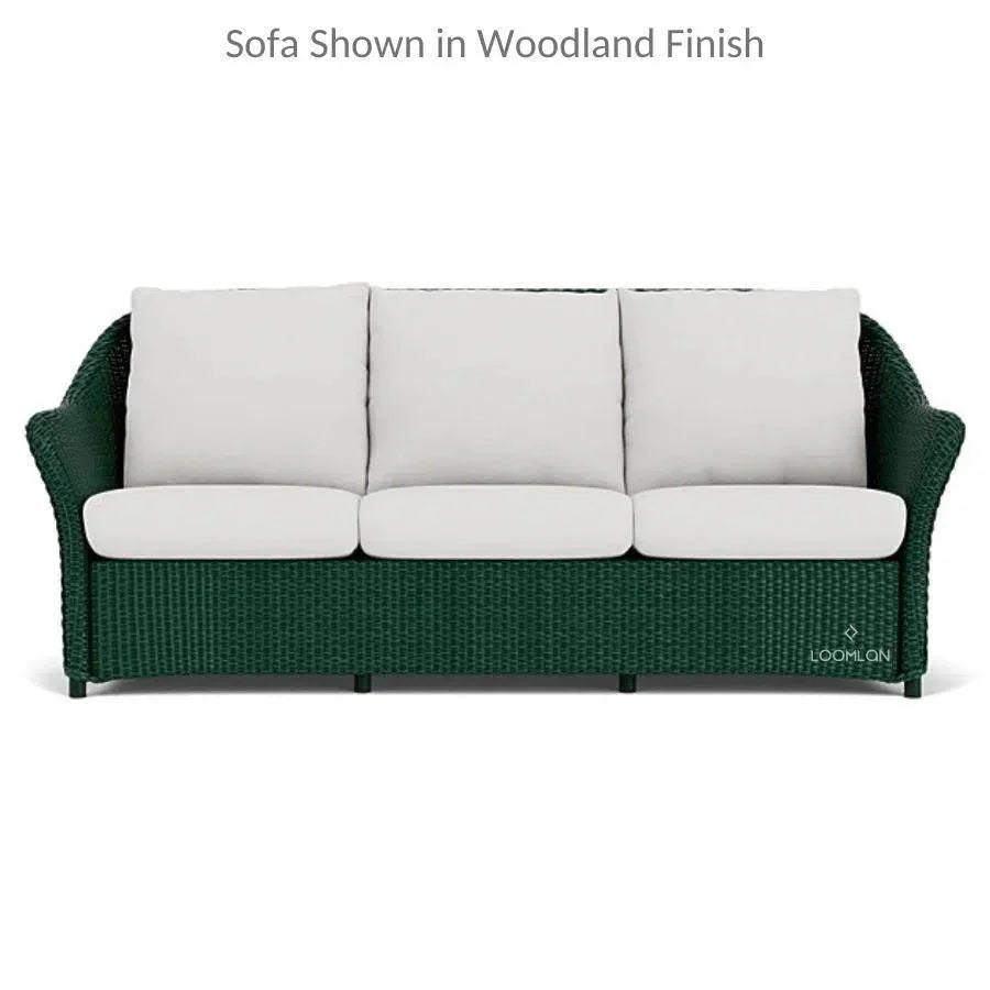 Weekend Retreat Wicker Sofa with Lounge Chair Set