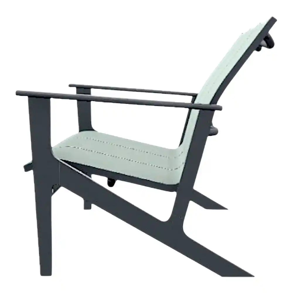 Wexler MGP Sling Chat Height Three-Seat Outdoor Sofa