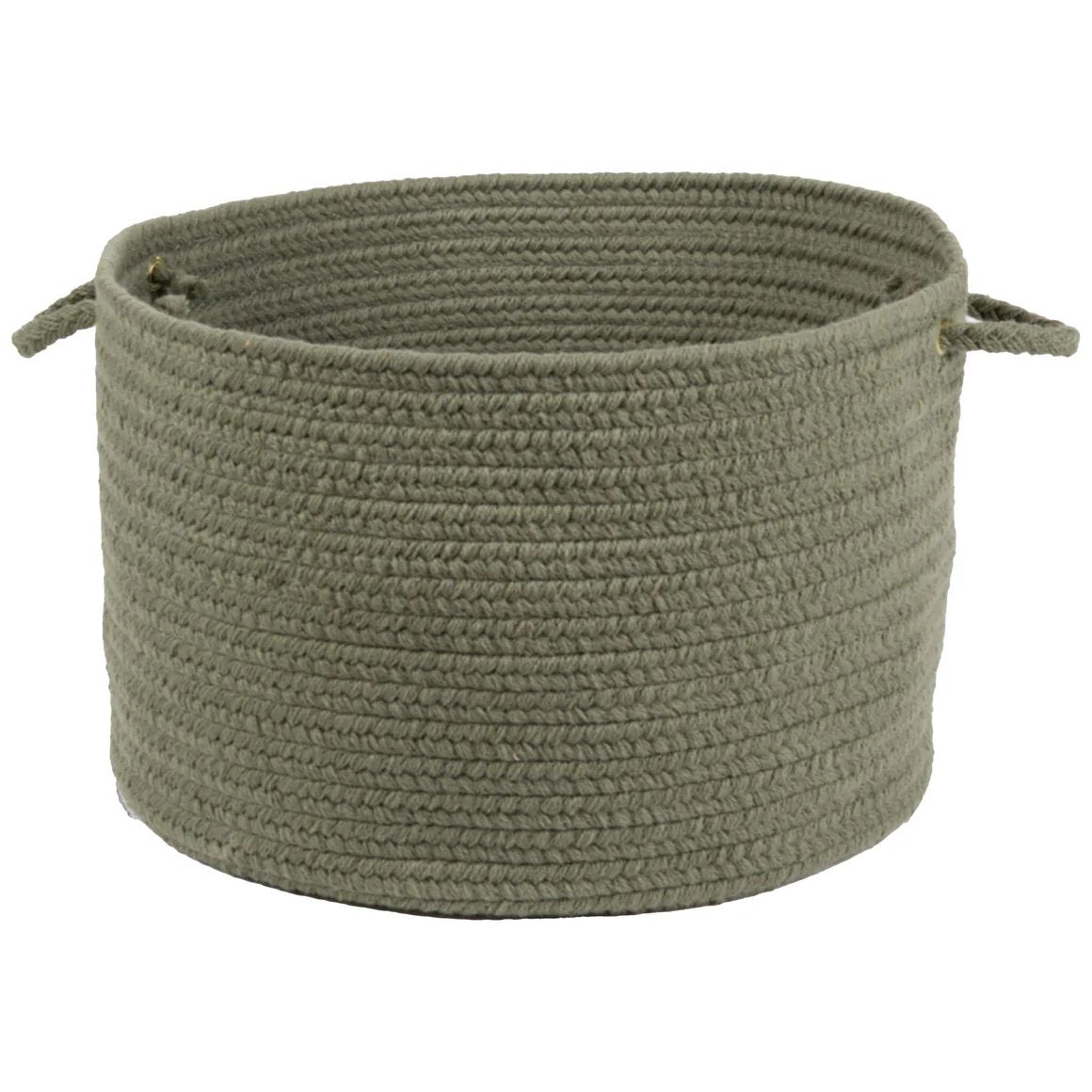 Wool Solids Braided Handmade Basket