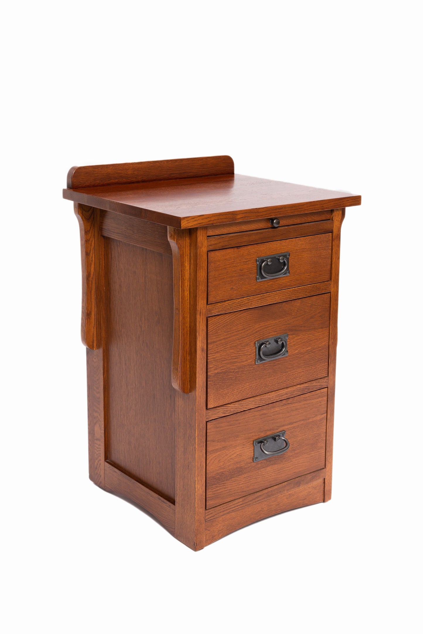 Crofter Oak 3-Drawer Writing Table – Michael Cherry