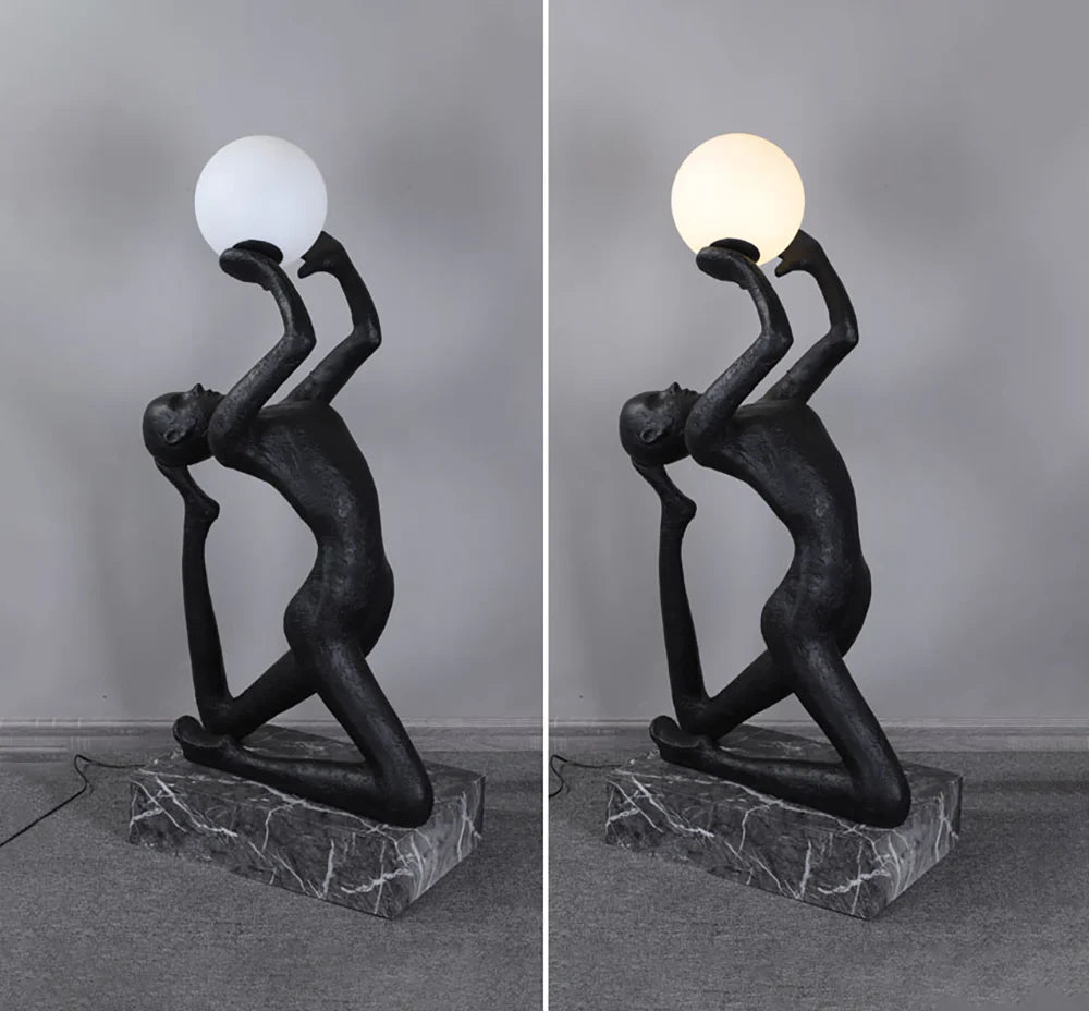 Yoga Sculpture Floor Lamp