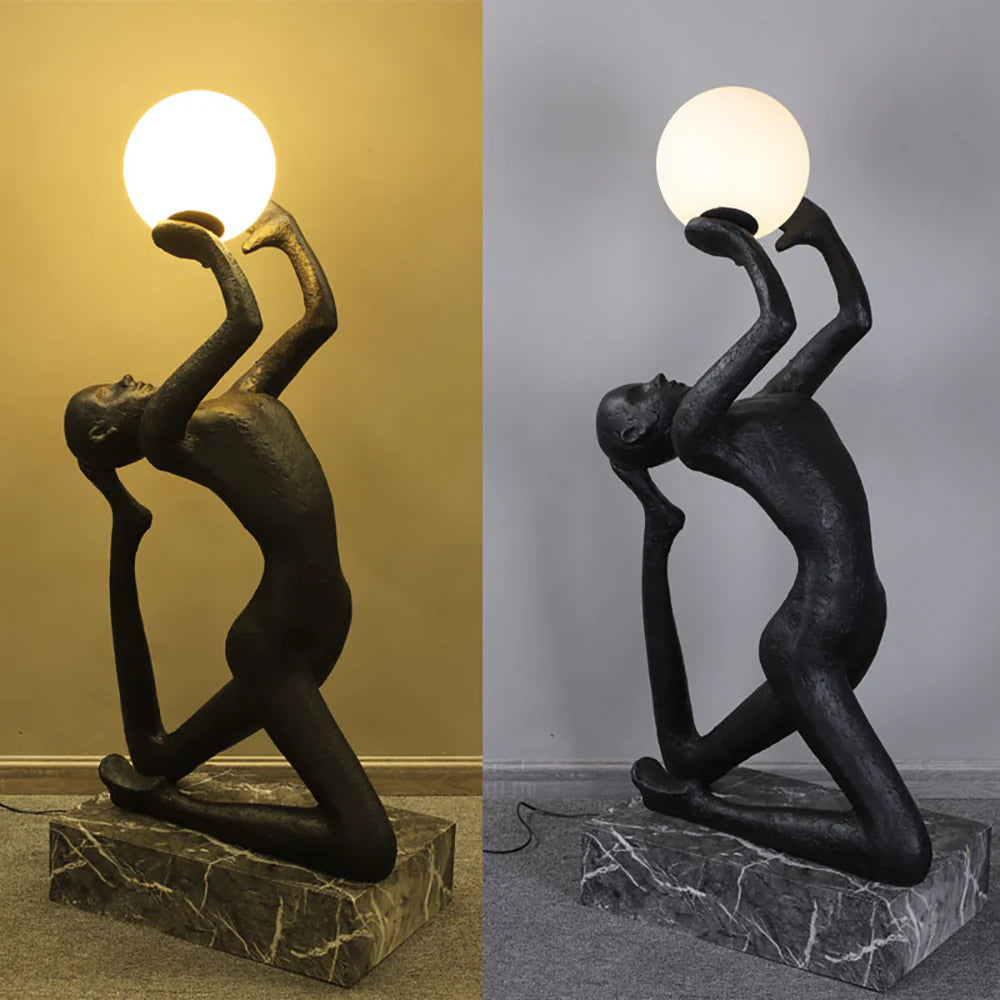 Yoga Sculpture Floor Lamp