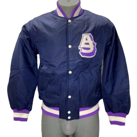 Men's Barren Primary Full Snap Varsity Jacket