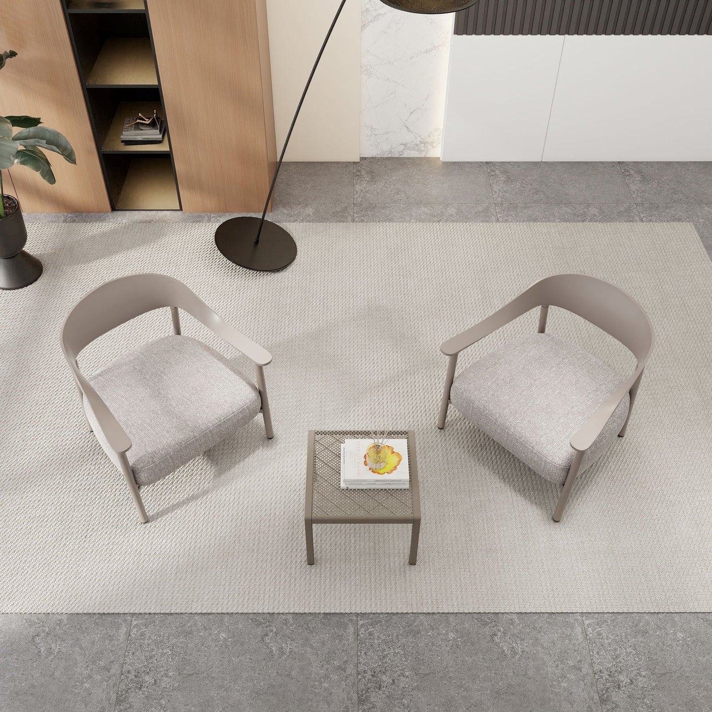Furniture Set With Seat Cushions, Sturdy And Durable
