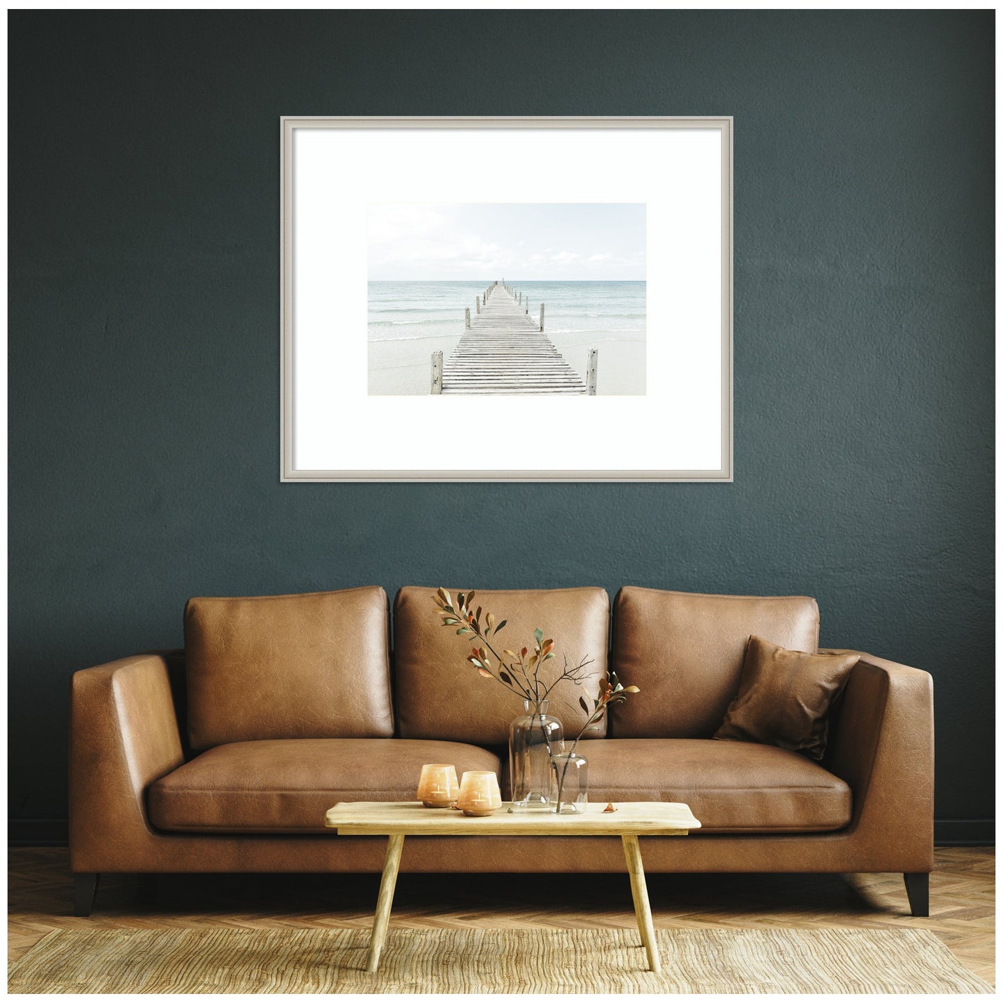 Beach 5s by Amy Peterson Framed Wall Art Print