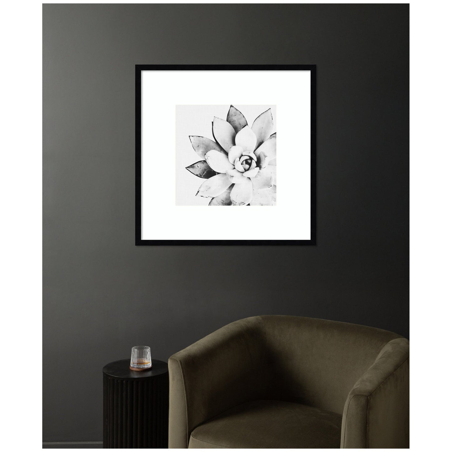 Modern Succulent by Tai Prints Framed Wall Art Print